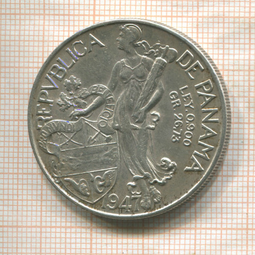 1 бальбоа. Панама 1947г
