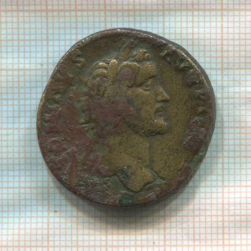 Сестерций. Римская империя. Антонин Пий 138-161 гг. Вес 22,23 гр.