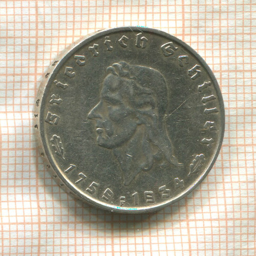2 марки. Германия 1934г