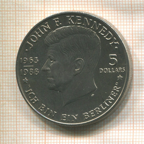 5 долларов. Ниуэ 1988г