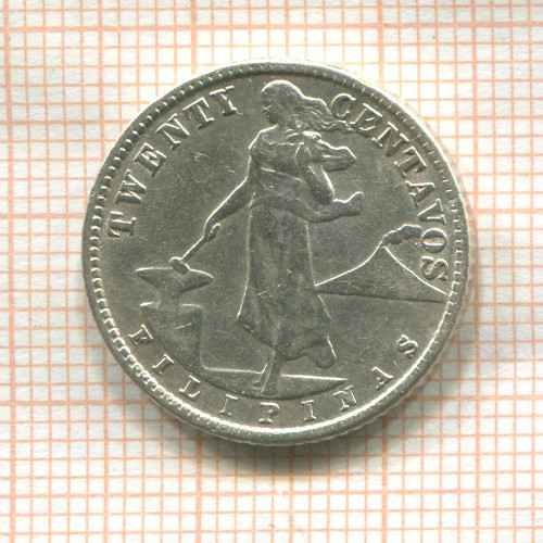 20 сентаво. Филиппины 1944г