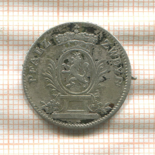 5 крейцеров. Пфальц-Биркенфельд-Цвайбрюккен 1766г