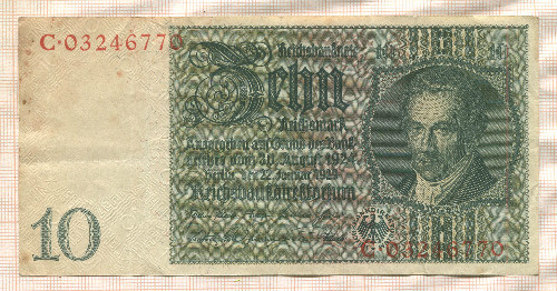 10 марок. Германия 1929г
