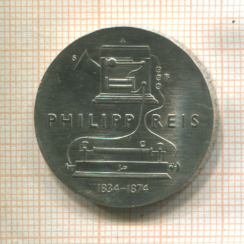 5 марок. ГДР 1974г