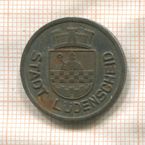 Нотгельд. 50 пфеннигов. Германия. Люденшайд