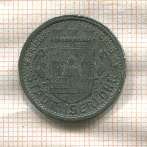 Нотгельд. 50 пфеннигов. Германия. Изерлон