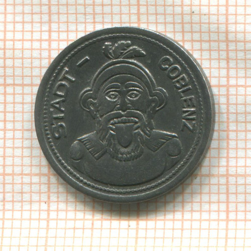 Нотгельд. 10 пфеннигов. Германия. Кобленц