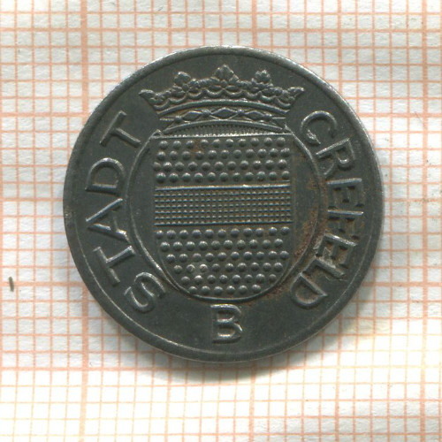 Нотгельд. 5 пфеннигов. Германия. Крефельд