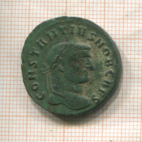 АЕ фоллис. Римская империя. Констанций I Хлор 293-305 гг.