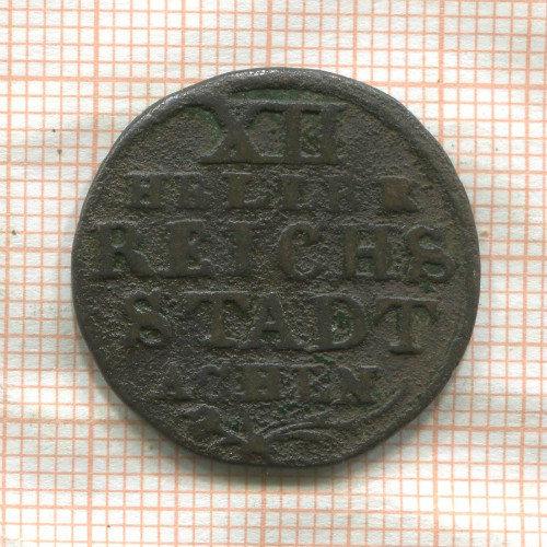12 геллеров. Ахен 1767г