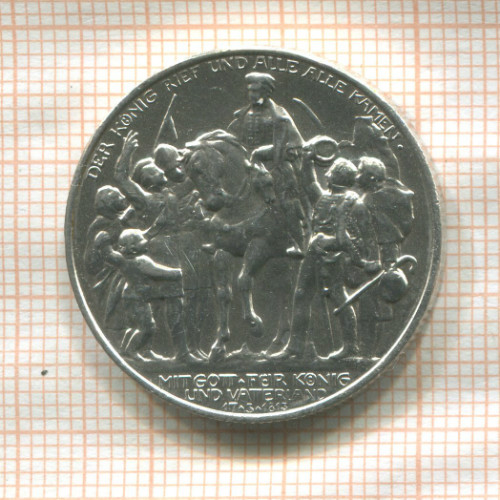 2 марки. Пруссия 1913г