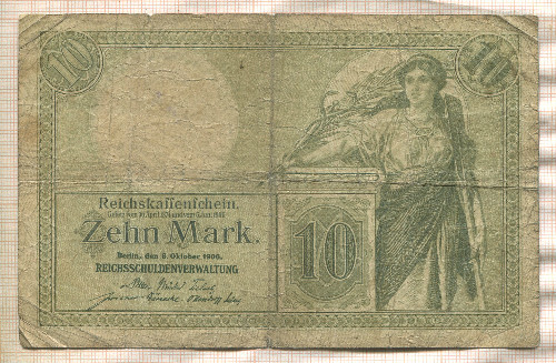 10 марок. Германия 1906г