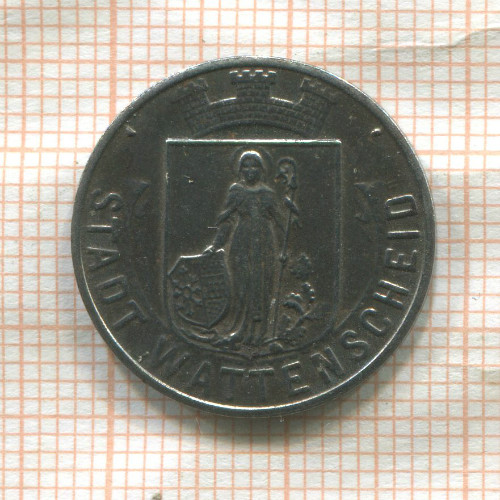 Нотгельд. 10 пфеннигов. Германия. Ваттеншайд