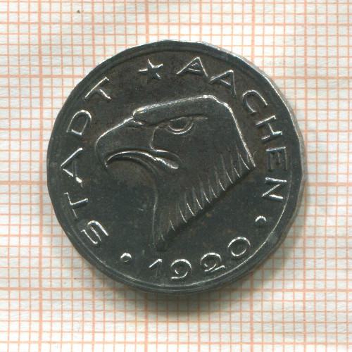 Нотгельд. 50 пфеннигов. Германия. Ахен