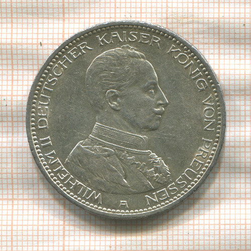 5 марок. Пруссия 1913г