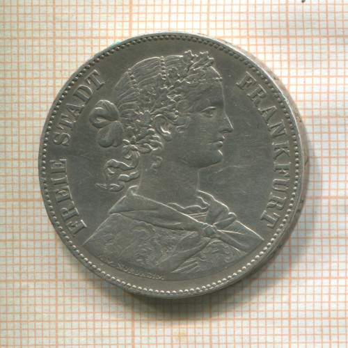 1 талер. Франкфурт 1860г