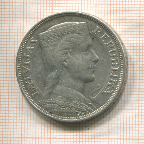 5 лат. Латвия 1929г