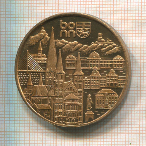 Медаль. 20 лет клубу нумизматов г. Бонн 1978г