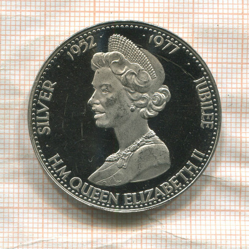 Медаль. Серебряный юбилей правления Елизаветы II 1977г