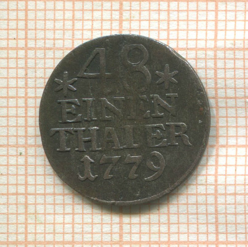 1/48 талера. Пруссия 1779г