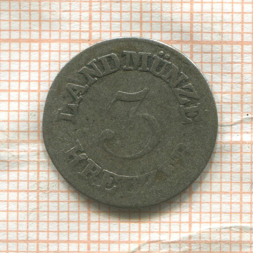 3 крейцера. Саксен-Майнинген 1829г