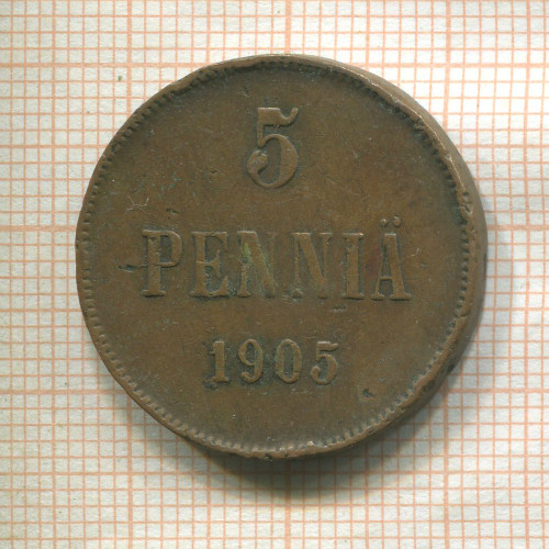 5 пенни 1905г