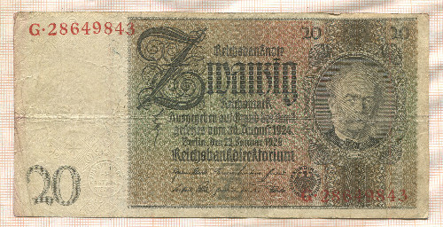 20 марок. Германия 1929г