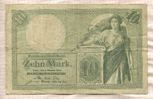 10 марок. Германия 1906г