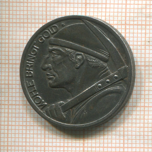 Нотгельд. 1/2 марки. Германия. Дюрен