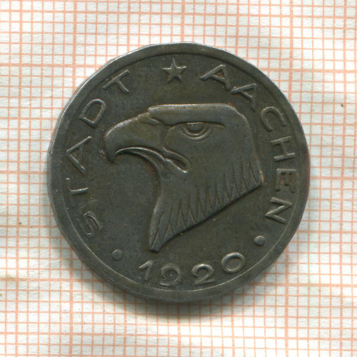 Нотгельд. 50 пфеннигов. Германия. Ахен