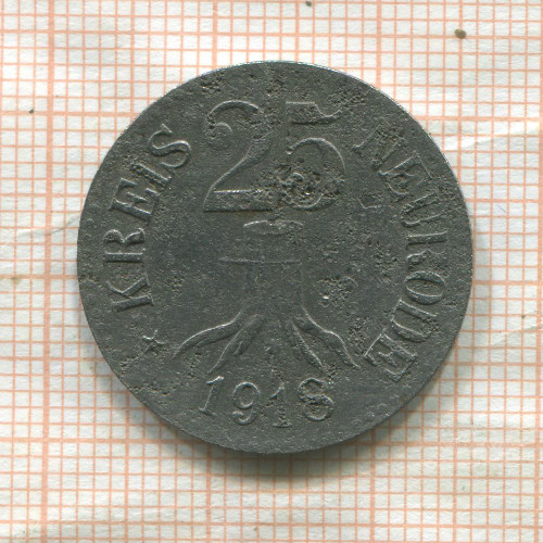 Нотгельд. 25 пфеннигов. Германия. Нойрода (Нова-Руда)