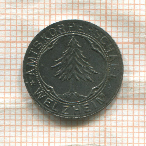 Нотгельд. 5 пфеннигов. Германия. Вельцхайм