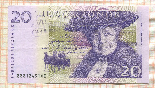 20 крон. Швеция