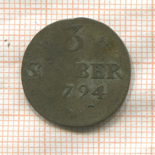 3 штубера. Юлих-Берг 1794г