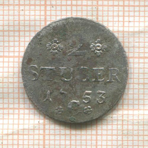 2 штубера. Клеве 1753г