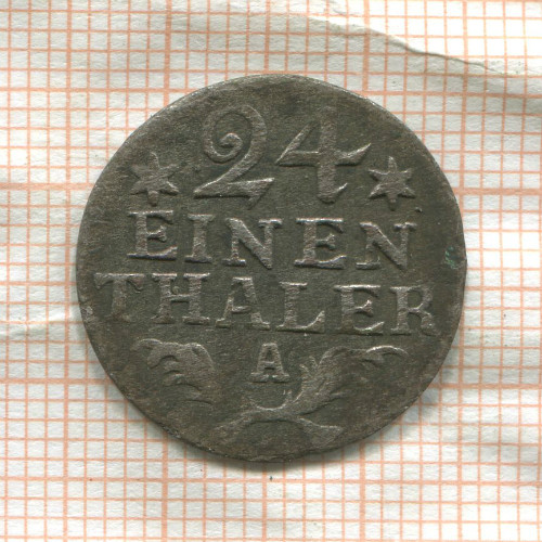 1/24 талера. Пруссия 1786г