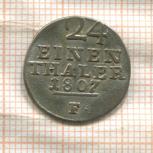 1/24 талера. Гессен-Кассель 1807г