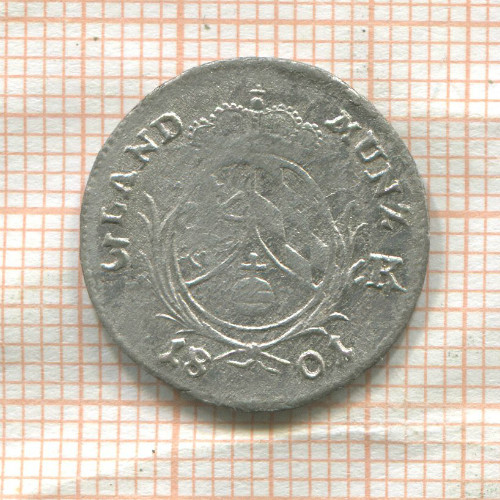 3 крейцера. Бавария 1801г