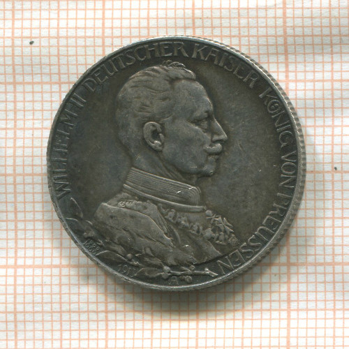 2 марки. Пруссия 1913г