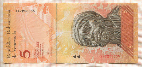 5 боливаров. Венесуэла 2011г