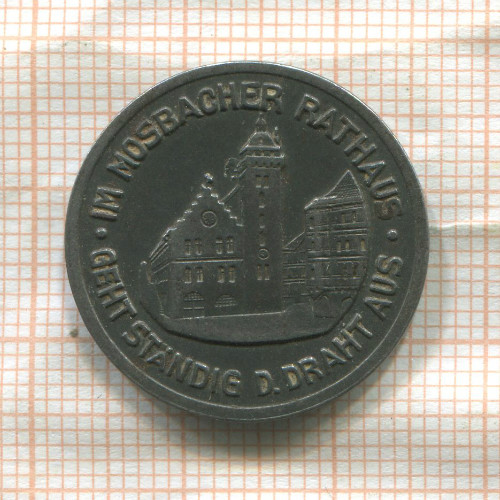 Нотгельд. 25 пфеннигов. Германия. Мосбах