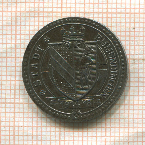 Нотгельд. 20 пфеннигов. Германия. Эммендинген