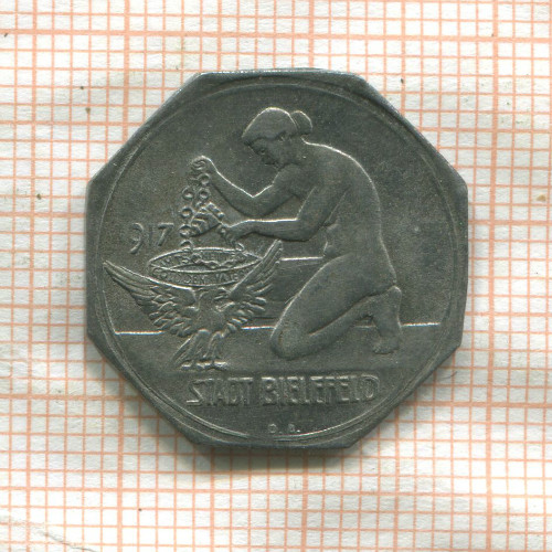 Нотгельд. 10 пфеннигов. Германия. Билефельд