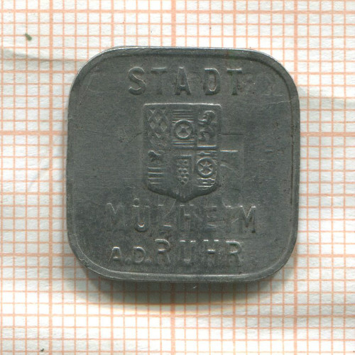 Нотгельд. 50 пфеннигов. Германия. Мюльхайм-ан-дер-Рур