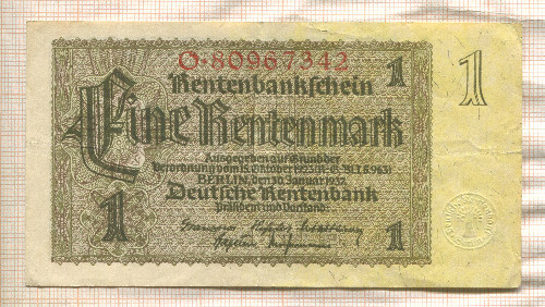 1 марка. Германия 1937г
