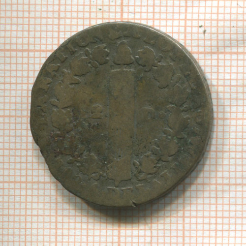 12 денье. Франция 1792 ?г