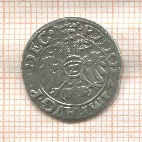 2 крейцера. Страссбург 1579г