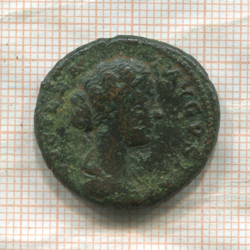 Асс. Римская империя. Луцилла (жена Луция Вера) 164-169т гг. Вес 11,9 гр.