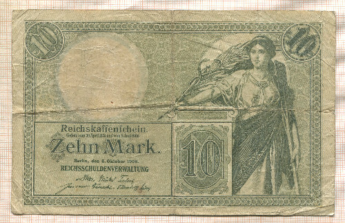 10 марок. Германия 1906г