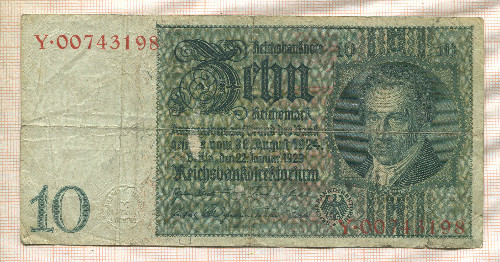 10 марок. Германия 1929г